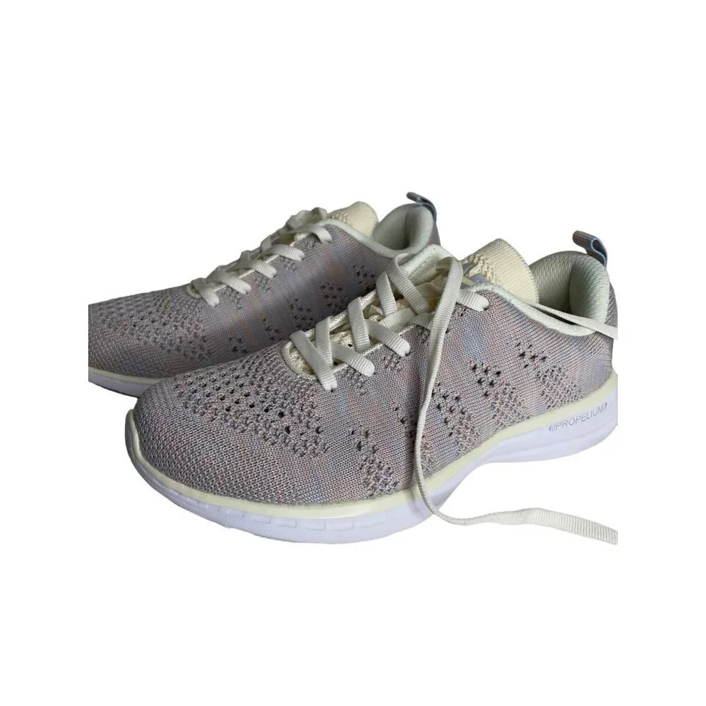 APL Techloom Pro Trainer Sneakers Pastel Multi Pristine White Women's 35 5 New
